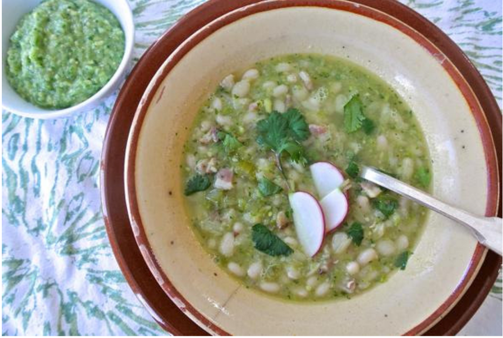 Recipe: Tepary Beans with Salsa Verde